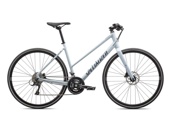 Specialized SIRRUS 3.0 STEP THROUGH - S, Gloss Morning Mist / Satin Deep Marine Reflective, 2023
