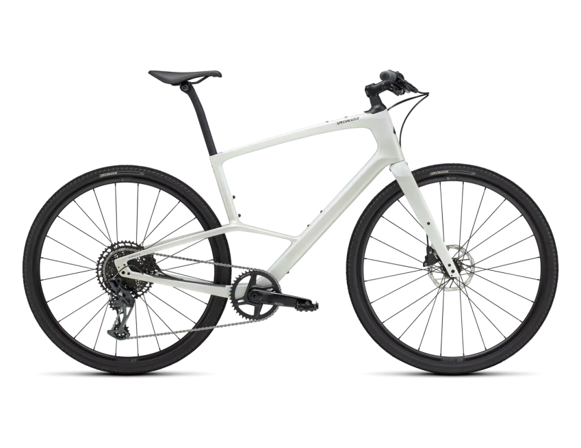 Specialized Sirrus X 6.0 - S, Gloss Dune White / Obsidian Fade Reflective, 2025 