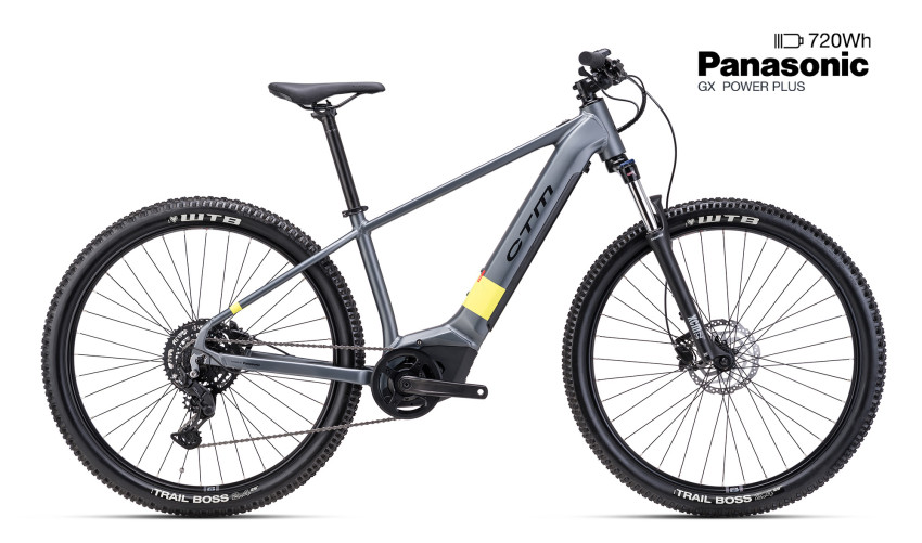 CTM PULSE GX - matt grey / lime XL (20), 2025