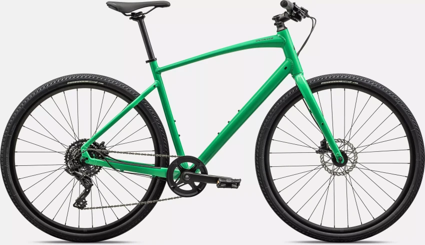Specialized SIRRUS X 2.0 - S, Gloss Electric Green / Satin Reflective Smoke, 2024