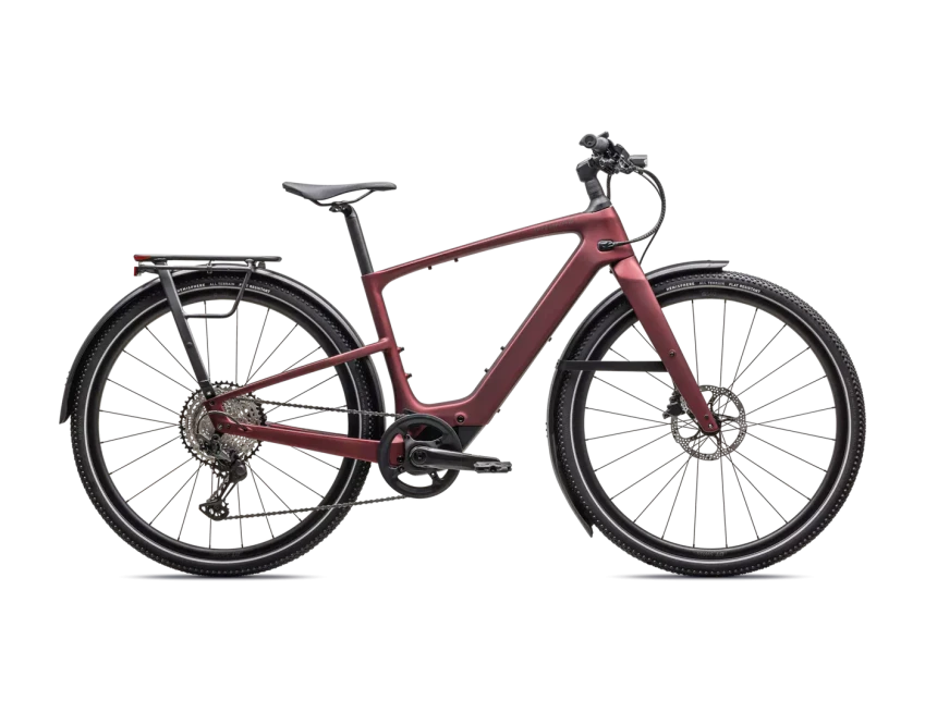 Specialized Turbo Vado SL 2 6.0 EQ Carbon - M,Satin Red Sky / Red Onyx Frost, 2025