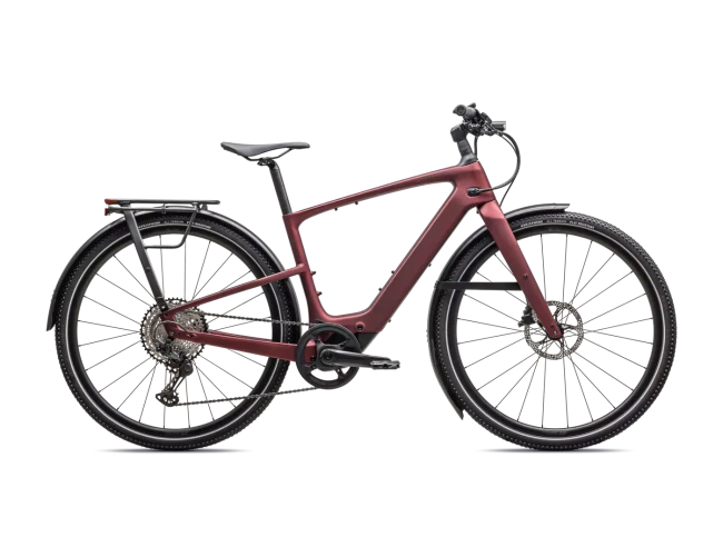 Specialized Turbo Vado SL 2 6.0 EQ Carbon - M,Satin piros Sky / piros Onyx Frost, 2025