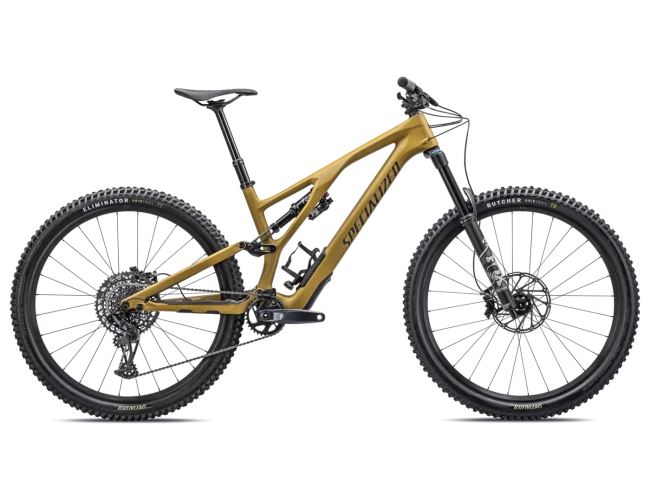 Specialized Stumpjumper EVO COMP custom build - S3, SATIN HARVEST GOLD / MIDNIGHT SHADOW, 2024 TESTBIKE