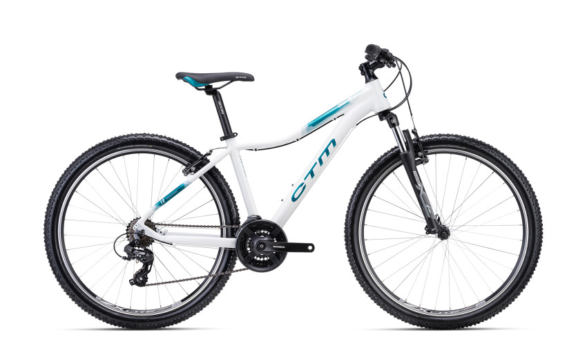 CTM CHARISMA 1.0 27,5 - biela perleť / mint M (16"), 2023