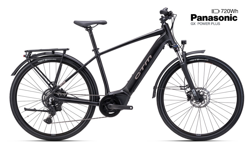 CTM SENZE GX Man - matná čierna / sivá M (17), 2025