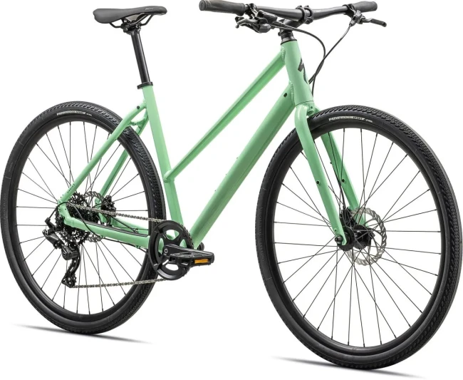 Specialized Sirrus X 2.0 Step-Through - S, Gloss Oasis / Satin Reflective Smoke, 2024 