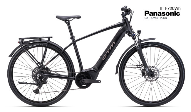 CTM SENZE GX Man - matná čierna / sivá M (17), 2025