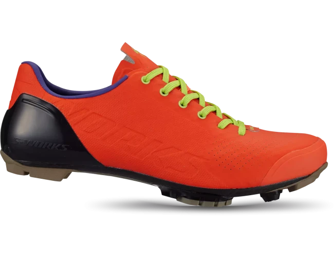 Specialized S-Works Recon Lace Gravel Shoes - 46, Cactus Bloom/Purple Orchid/Limestone,2022