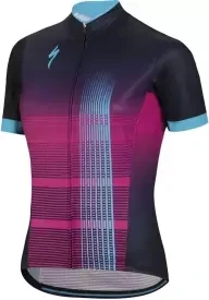 Specialized Rbx Comp Jersey SS Wmn Women's Cycling Jersey - blue/violet/neon blue - M