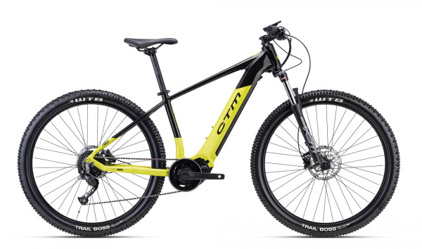 CTM PULZE - XL, 29 matná limetková / čierna, 2023