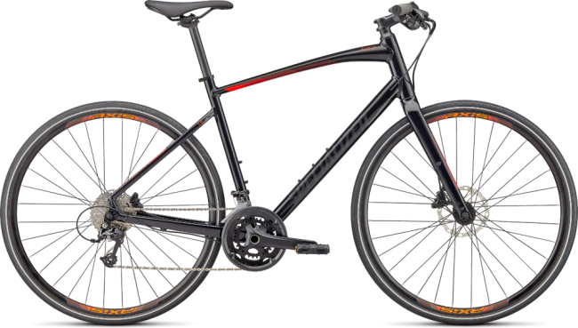 Specialized Sirrus 3.0 - M, 28 GLOSS CAST BLACK / ROCKET RED / SATIN BLACK REFLEC, 2022